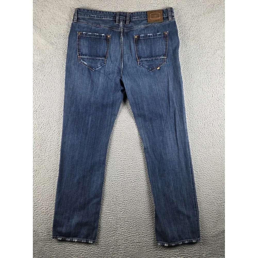 Robert Graham Jeans Mens 38 (37x34) Blue‎ Yates Straight Leg Denim
